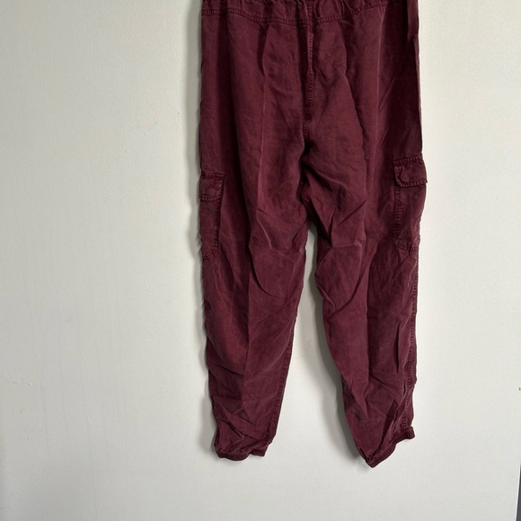 Faded Glory Women's M Joggers Lyocell Lightweight Red Cargo‎ Drawstring Grunge - Picture 8 of 16